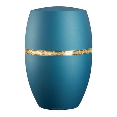 Teal Eco Friendly Urn