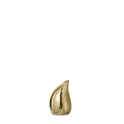 Teardrop Bronze Mini Cremation Urn