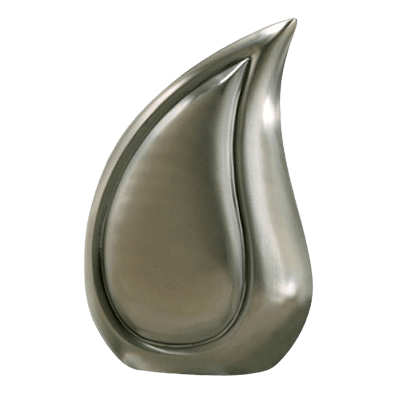 Teardrop Pewter Cremation Urn