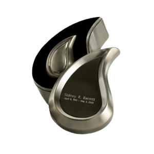 Teardrop Pewter Box Cremation Urn