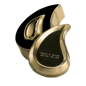 Teardrop Bronze Keepsake Cremation Urn