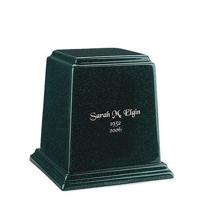 Temple Emerald Small Marble Urn