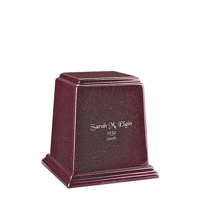 Temple Raspberry Keepsake Marble Urn