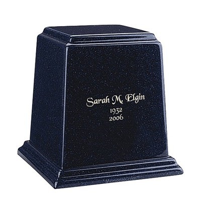 Temple Sapphire Blue Medium Marble Urn