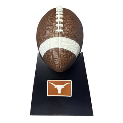 Texas Longhorns Football Cremation Urn