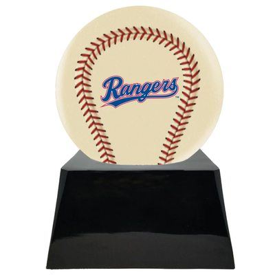 Texas Rangers Baseball Cremation Urn