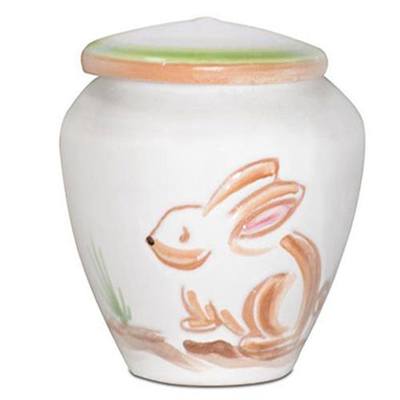 Thumper Rabbit Ceramic Urn