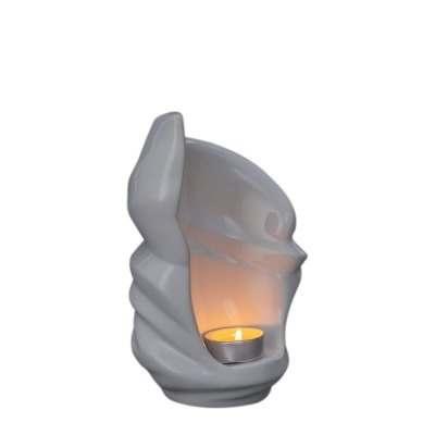 Toga Light White Keepsake Urn