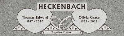 Together Forever Companion Granite Headstones