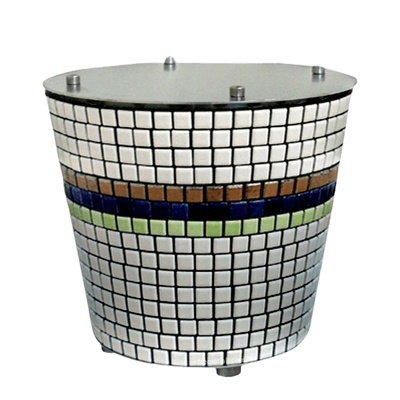 Tower Mosaic Ceramic Urn