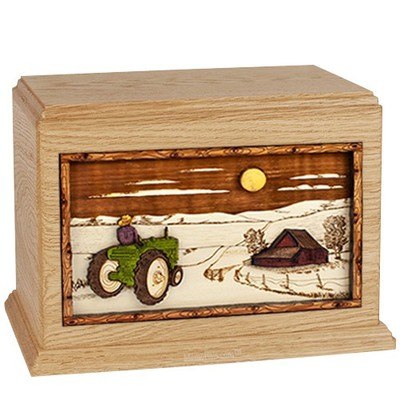 Tractor & Moon Maple Companion Urn