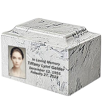 Traditional Marble Photo Urn