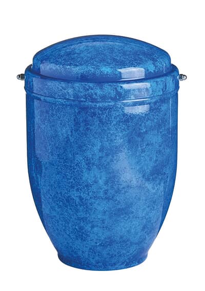 Tribal Blue Cremation Urn