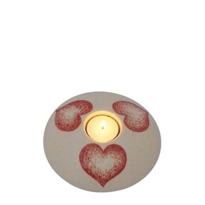 Triple Heart Keepsake Bowl Urn