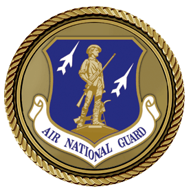 United States Air National Guard Medium Medallion
