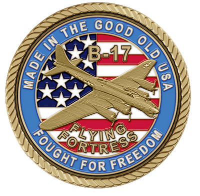 United States B-17 Flying Fortress Medallion