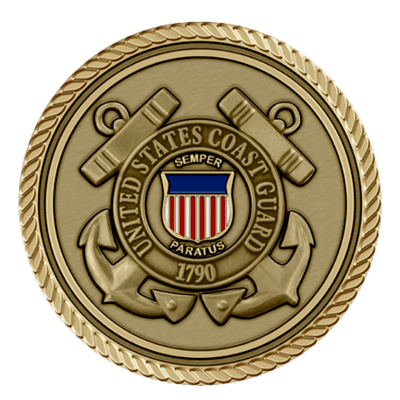 United States Coast Guard Small Medallion