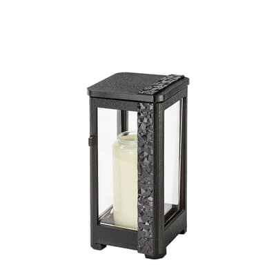 Unity Black Small Grave Marker Candle Lamp