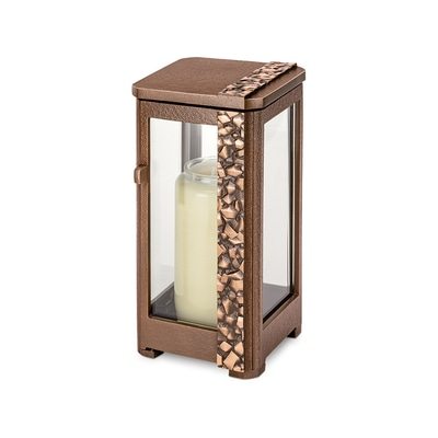 Unity Brown Grave Marker Candle Lamp