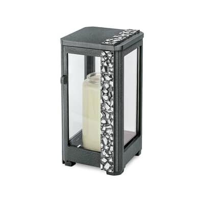 Unity Dark Grave Marker Candle Lamp