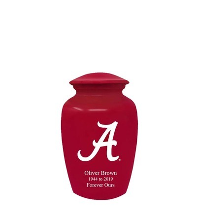 University of Alabama Crimson Tide Red Keepsake Urn