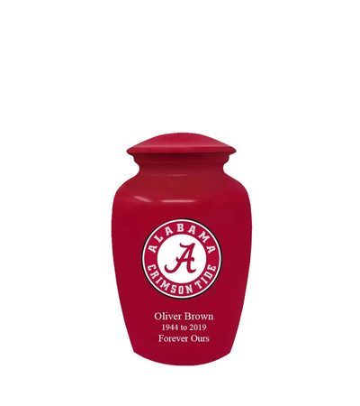 University of Alabama Crimson Tide Seal Red Keepsake Urn