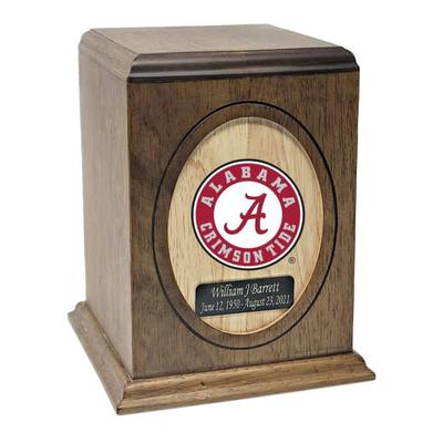 University of Alabama Crimson Tide Seal Wooden Urn