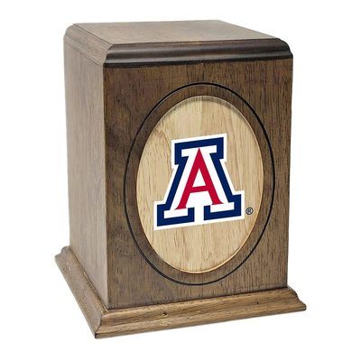 University of Arizona Wildcats Wooden Urn 