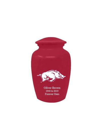 University of Arkansas Razorbacks Keepsake Urn