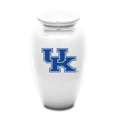 University of Kentucky White Cremation Urn