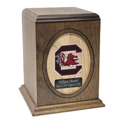 University of South Carolina Gamecocks Wooden Urn