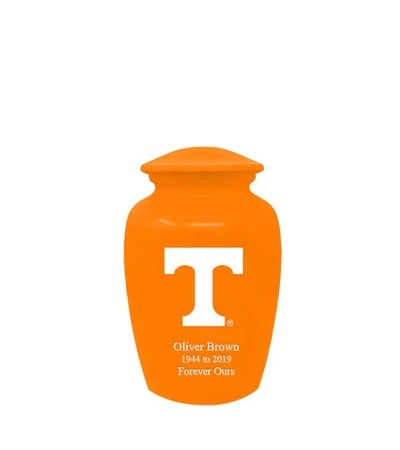 University of Tennessee Volunteers Orange Keepsake Urn