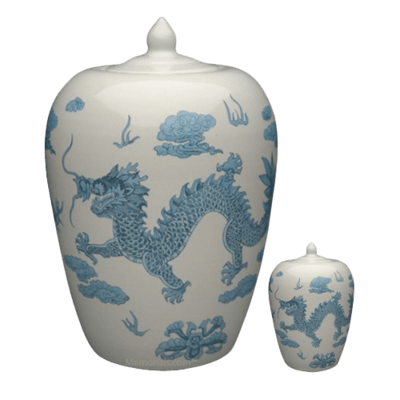 Chinese Dragon Cremation Urns