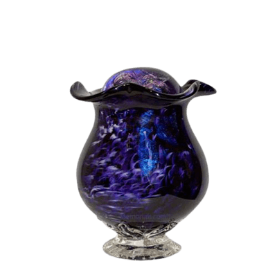 Purple Mirror Keepsake Cremation Urn