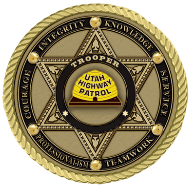 Utah Highway Patrol Trooper Medallion