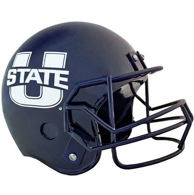 Utah State Football Helmet Cremation Urn