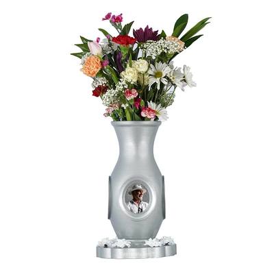 Vase of Life Silver Luxury Cremation Urn