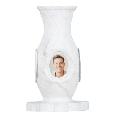 Vase of Life White Luxury Cremation Urn Vase of Life White Luxury Cremation Urn