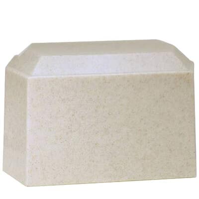 Veil White Granite Cultured Urn Veil White Granite Cultured Urn