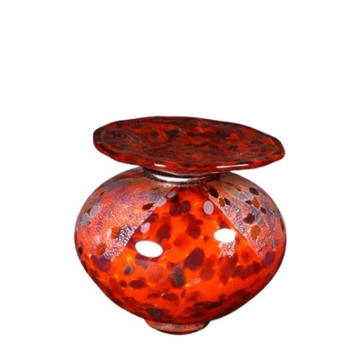 Milano Red Glass Keepsake Urn