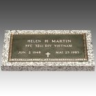 Veteran Individual Bronze Grave Marker