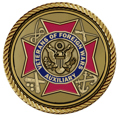Veterans of Foreign War Auxiliary Medallion