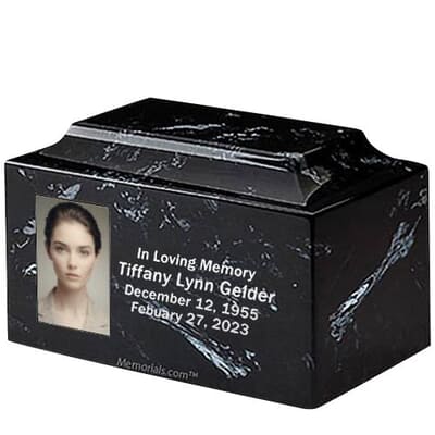 Vintage Marble Photo Urn