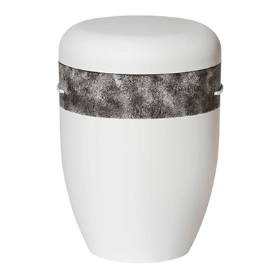 Vintage Ribbon Biodegradable Cremation Urn