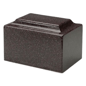 Vintage Red Granite Cremation Urns