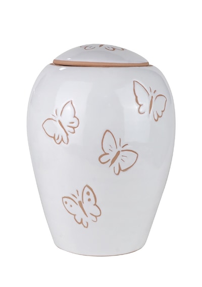 Volant Ceramic Keepsake Urn