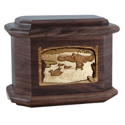 Marshland Melody Walnut Octagon Cremation Urn