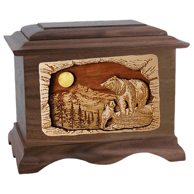 Country Haven Walnut Cremation Urn