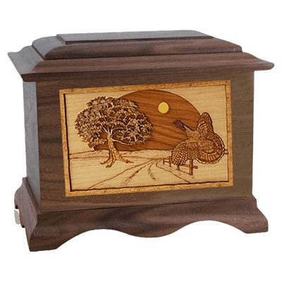 Turkey Walnut Cremation Urn