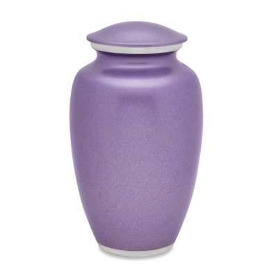 Warm Lilac Cremation Urn